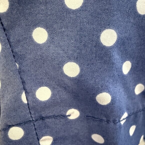 Blue Saks Fifth Avenue Blue Swim Trunks w White Polka Dots Men's Large See Notes - Picture 6 of 8